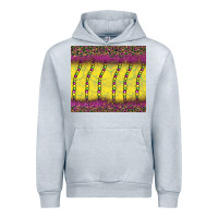 Heather Grey mardi gras bead leopard Urban Hoodie - BarkalooDesign