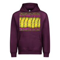 Mauve Wine mardi gras bead leopard Urban Hoodie - BarkalooDesign