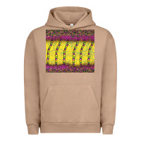 Pigment Burro mardi gras bead leopard Urban Hoodie - BarkalooDesign