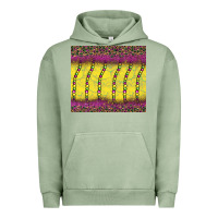 Pigment Oil Green mardi gras bead leopard Urban Hoodie - BarkalooDesign
