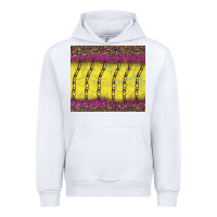 White mardi gras bead leopard Urban Hoodie - BarkalooDesign