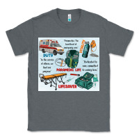 Charcoal Heather paramedic life Classic Tee - MaliasSmallBusiness