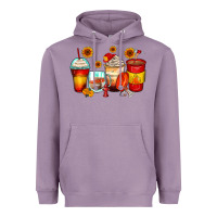 Lavender firefighter coffee cups Heavyweight Hoodie - Zillion Design Studio