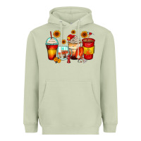 Matcha firefighter coffee cups Heavyweight Hoodie - Zillion Design Studio