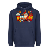 Navy firefighter coffee cups Heavyweight Hoodie - Zillion Design Studio
