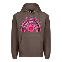 Coffee in october we wear pink rainbow Premium Hoodie - AdoDesignShop