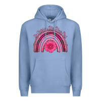 Colony Blue in october we wear pink rainbow Premium Hoodie - AdoDesignShop