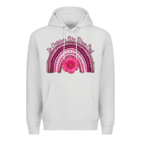 Dove Grey in october we wear pink rainbow Premium Hoodie - AdoDesignShop