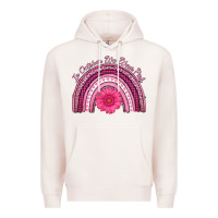 Pale Pink in october we wear pink rainbow Premium Hoodie - AdoDesignShop