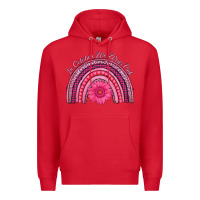 Red in october we wear pink rainbow Premium Hoodie - AdoDesignShop