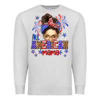 Dove Grey All American mama Premium Sweatshirt - Neo Western