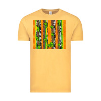 Vintage Mustard st patricks shamrock with cowhide Vintage Tee - Artiststas