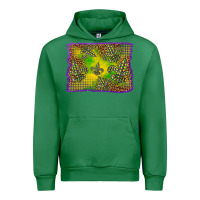 Emerald mardi gras background Urban Hoodie - BarkalooDesign