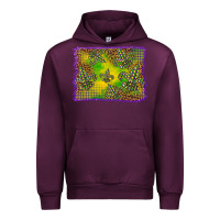 Mauve Wine mardi gras background Urban Hoodie - BarkalooDesign