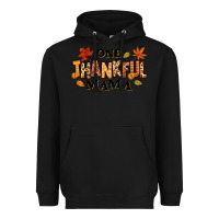 Black one thankful mama Heavyweight Hoodie - texasbilliewilder