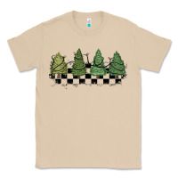 Mushroom christmas checkered trees Classic Tee - MaliasSmallBusiness