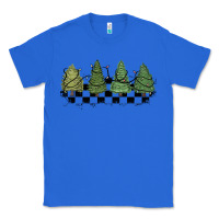 True Royal christmas checkered trees Classic Tee - MaliasSmallBusiness