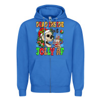 True Royal dead inside but jolly af Zipper Hoodie - MaliasSmallBusiness