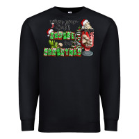 Black when your  dead insıde but is christmas Premium Sweatshirt - CowhideDigitalArt