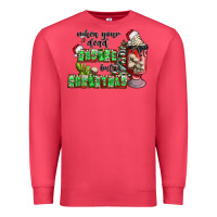 Cardinal when your  dead insıde but is christmas Premium Sweatshirt - CowhideDigitalArt