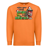 Carrot when your  dead insıde but is christmas Premium Sweatshirt - CowhideDigitalArt
