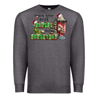 Charcoal Heather when your  dead insıde but is christmas Premium Sweatshirt - CowhideDigitalArt
