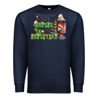 Navy when your  dead insıde but is christmas Premium Sweatshirt - CowhideDigitalArt