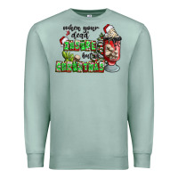 Seafoam when your  dead insıde but is christmas Premium Sweatshirt - CowhideDigitalArt