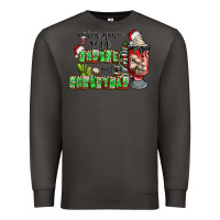Smoke when your  dead insıde but is christmas Premium Sweatshirt - CowhideDigitalArt