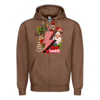 Christmas Season Lightning Bolt Zipper Hoodie | Teevron