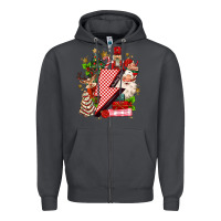 Smoke christmas season lightning bolt Zipper Hoodie - MaliasSmallBusiness