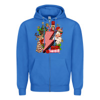 True Royal christmas season lightning bolt Zipper Hoodie - MaliasSmallBusiness