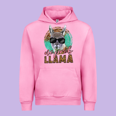 Western No Prob Llama Urban Hoodie Designed By Lillyallendesigns