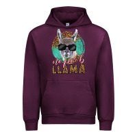 Mauve Wine western no prob llama Urban Hoodie - LillyAllenDesigns