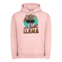 Pigment Salmon western no prob llama Urban Hoodie - LillyAllenDesigns