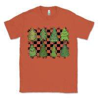 Copper checkered trees Classic Tee - MaliasSmallBusiness
