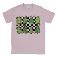 Lilac checkered trees Classic Tee - MaliasSmallBusiness