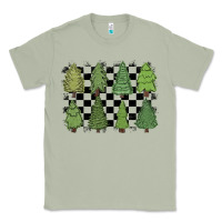 Matcha checkered trees Classic Tee - MaliasSmallBusiness