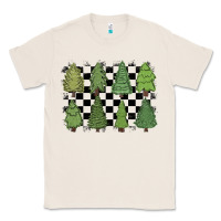 Natural checkered trees Classic Tee - MaliasSmallBusiness
