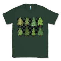 Sports Green checkered trees Classic Tee - MaliasSmallBusiness