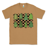 Toasted Coconut checkered trees Classic Tee - MaliasSmallBusiness