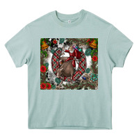 Arona Rodeo Santa Heavy Core Tee - CowhideDigitalArt