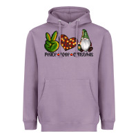 Lavender peace love gnomes christmas Heavyweight Hoodie - RanaPortraitStore