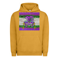 Pigment Peanut Butter mardi gras  mask Urban Hoodie - BarkalooDesign