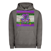 Pigment Tornado mardi gras  mask Urban Hoodie - BarkalooDesign