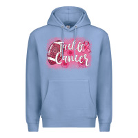 Colony Blue tackle cancer football leopard Premium Hoodie - AdoDesignShop