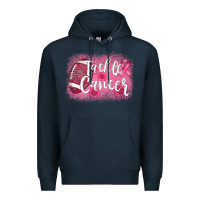 Navy tackle cancer football leopard Premium Hoodie - AdoDesignShop