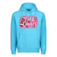 Ocean Blue tackle cancer football leopard Premium Hoodie - AdoDesignShop