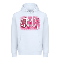 White tackle cancer football leopard Premium Hoodie - AdoDesignShop