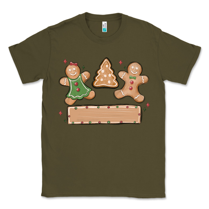 Gingerbread Christmas Classic Tee by MaliasSmallBusiness | Teevron
